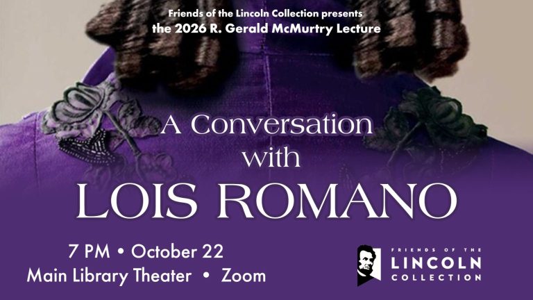 A conversation with Lois Romano Oct 22 7pm